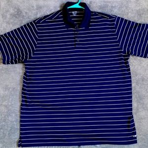 Men’s C9 by Champion GOLF Sz XXL Lightweight Blue Striped Polo